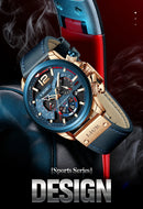 Relógio Masculino LIGE Cronógrafo – Elegância, Performance e Estilo Esportivo