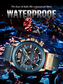 Relógio Masculino LIGE Cronógrafo – Elegância, Performance e Estilo Esportivo