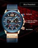 Relógio Masculino LIGE Cronógrafo – Elegância, Performance e Estilo Esportivo